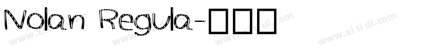 Nolan Regula字体转换